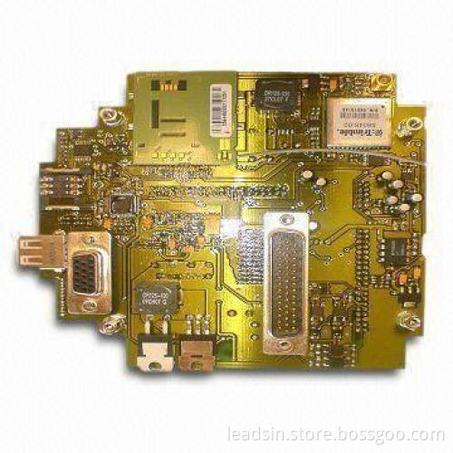 Industrial Control Board Assembly with Bare PCB Fabrication, Made of FR4, RoHS-marked